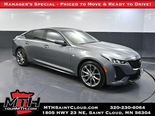 Satin Steel Metallic 2021 Cadillac CT5 Sport AWD