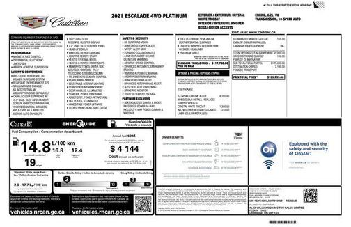 2021 Cadillac Escalade Premium Luxury Platinum