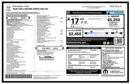 2019 RAM 1500 Laramie