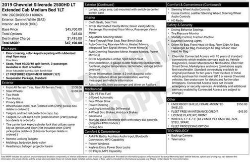 2019 Chevrolet Silverado 2500 LT