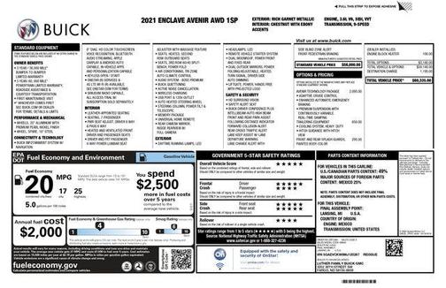 2021 Buick Enclave Avenir
