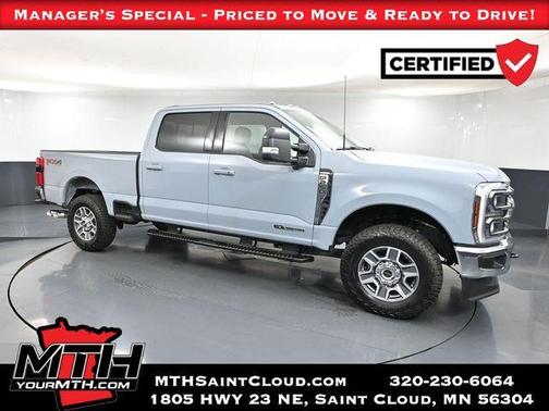 Glacier Gray Metallic 2024 Ford F-250 Lariat