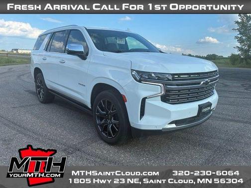 Summit White 2023 Chevrolet Tahoe Premier