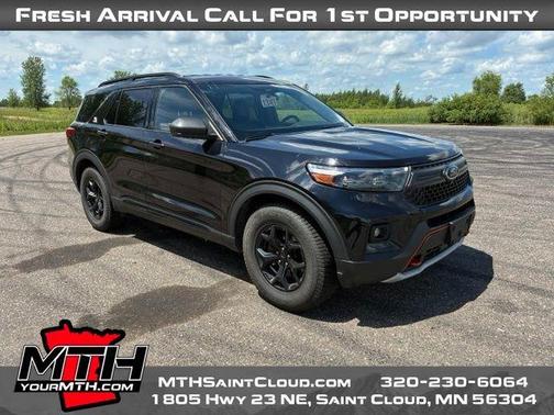 Agate Black Metallic 2022 Ford Explorer Timberline