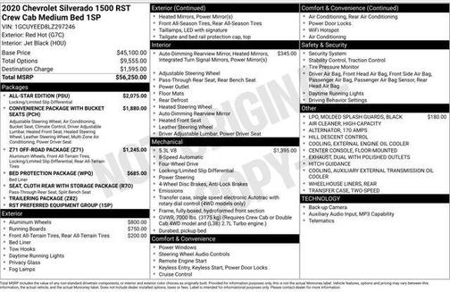 2020 Chevrolet Silverado 1500 RST