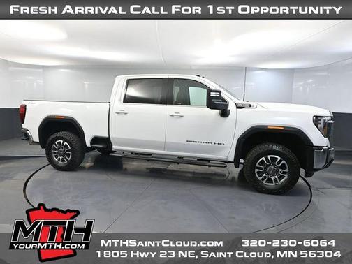 Summit White 2024 GMC Sierra 2500 SLE