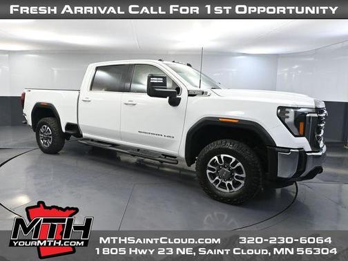 Summit White 2024 GMC Sierra 2500 SLE