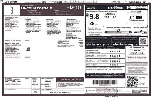 2022 Lincoln Corsair Reserve