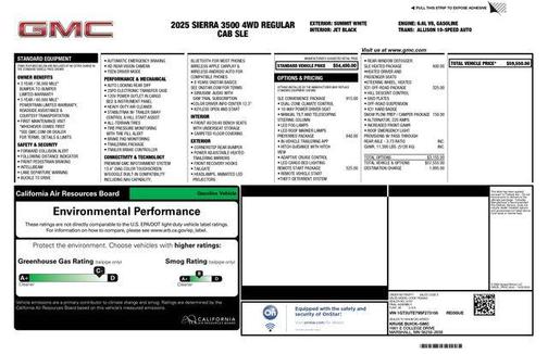 2025 GMC Sierra 3500 SLE