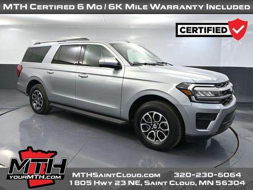 Iconic Silver Metallic 2024 Ford Expedition Max XLT