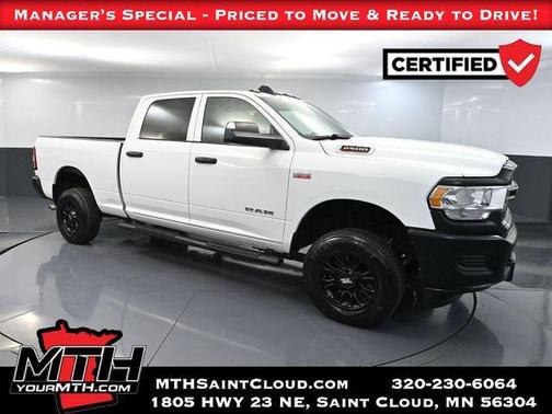 Bright White Clearcoat 2022 RAM 2500 Tradesman
