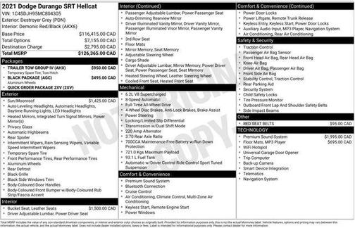 2021 Dodge Durango SRT Hellcat
