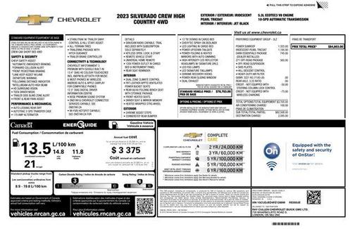 2023 Chevrolet Silverado 1500 High Country