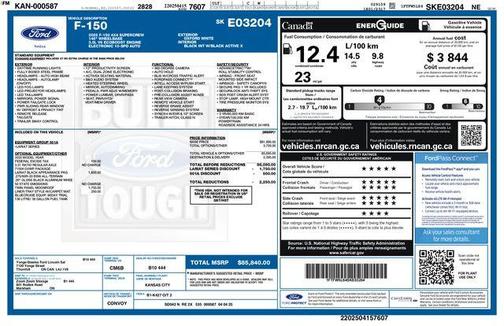 Oxford White 2025 Ford F-150 Lariat