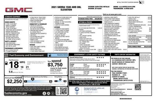 2021 GMC Sierra 1500 Elevation