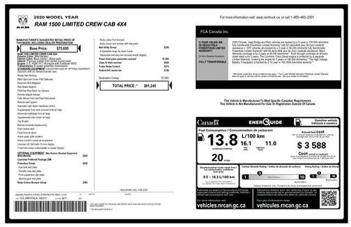 2020 RAM 1500 Limited