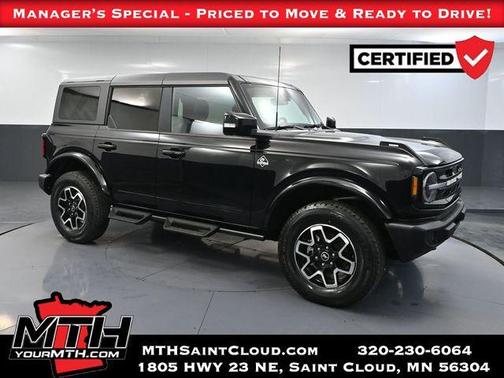 Shadow Black 2023 Ford Bronco Outer Banks