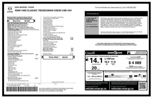 2024 RAM 1500 Classic Tradesman