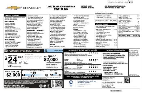 2023 Chevrolet Silverado 1500 High Country