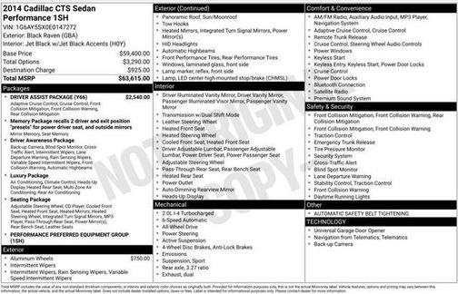 2014 Cadillac CTS 2.0L Turbo Performance