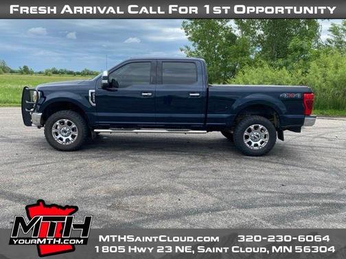 Antimatter Blue Metallic 2022 Ford F-350 Lariat Super Duty