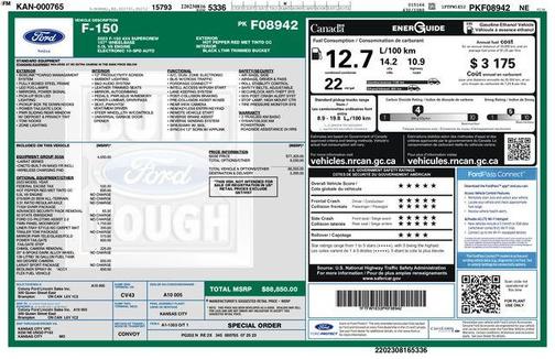 Hot Pepper Red Metallic Tinted Clearcoat 2023 Ford F-150 Lariat