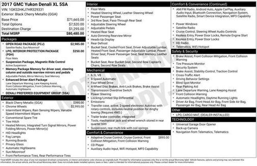 2017 GMC Yukon XL Denali