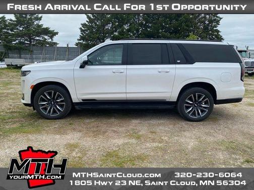 Crystal White Tri-Coat 2021 Cadillac Escalade ESV Sport