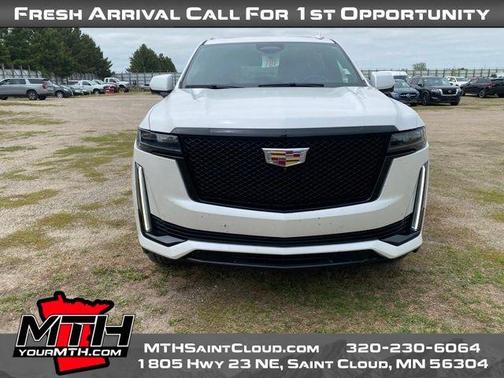 Crystal White Tri-Coat 2021 Cadillac Escalade ESV Sport