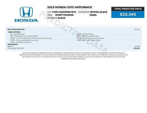 2023 Honda Civic Sport Touring