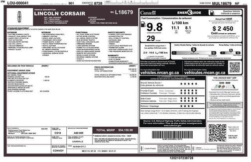 2021 Lincoln Corsair Reserve