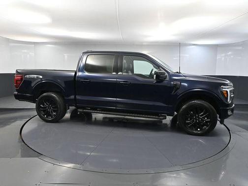 Antimatter Blue Metallic 2024 Ford F-150 Lariat