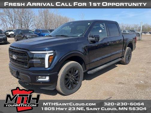 Antimatter Blue Metallic 2024 Ford F-150 Lariat