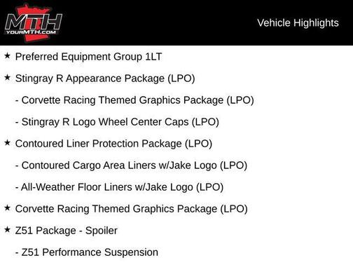 2023 Chevrolet Corvette Stingray w/1LT