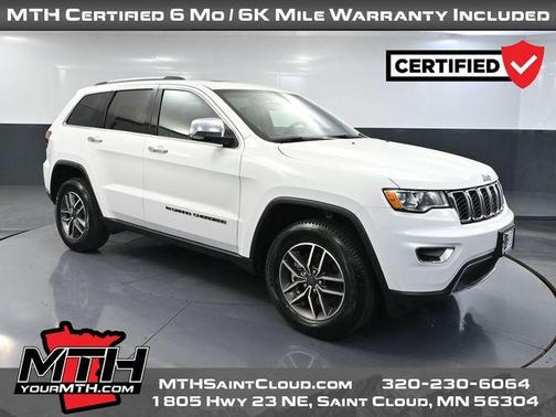 Bright White Clearcoat 2022 Jeep Grand Cherokee WK Limited