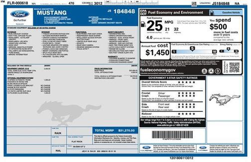 2018 Ford Mustang EcoBoost