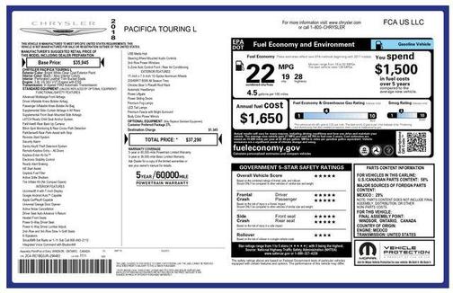 2018 Chrysler Pacifica Touring-L