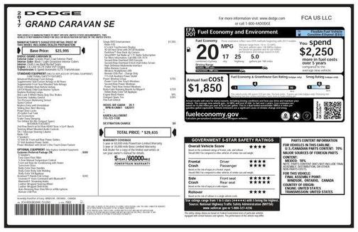 2017 Dodge Grand Caravan SE