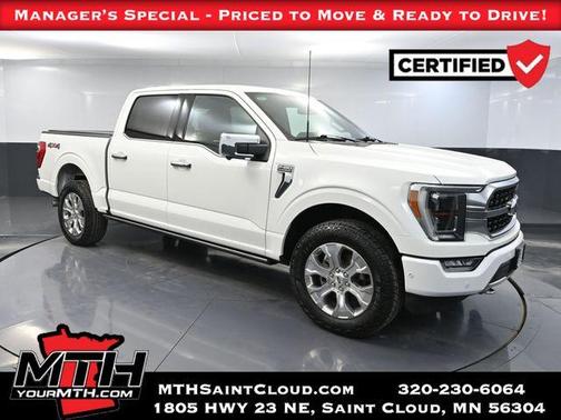 Star White 2023 Ford F-150 Platinum Truck