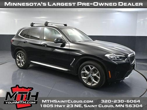 Black Sapphire Metallic 2023 BMW X3 xDrive30i