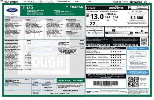 Agate Black Metallic 2022 Ford F-150 Lariat