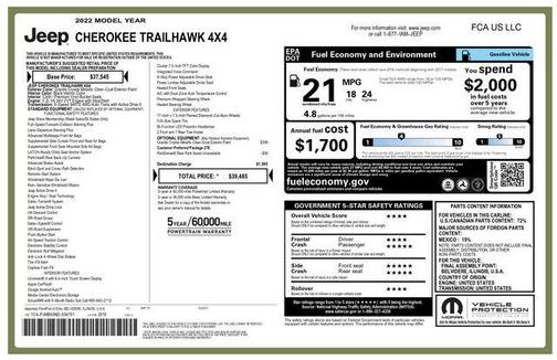 2022 Jeep Cherokee Trailhawk