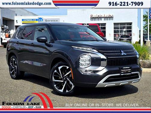 White Diamond/Black Roof 2024 Mitsubishi Outlander SE Ralliart S-AWC