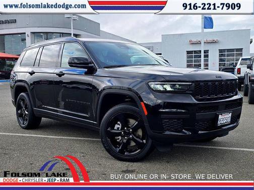 Diamond Black Crystal Pearlcoat 2023 Jeep Grand Cherokee L Altitude