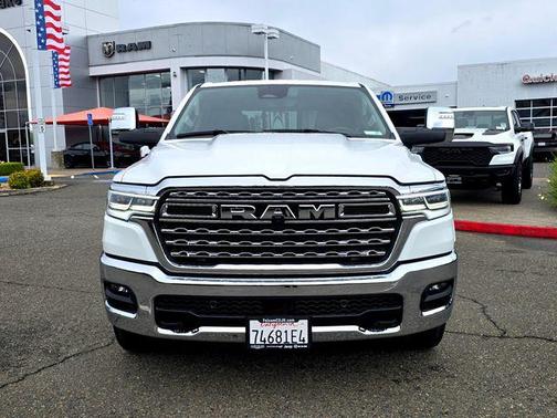 Bright White Clearcoat 2025 RAM 1500 Longhorn