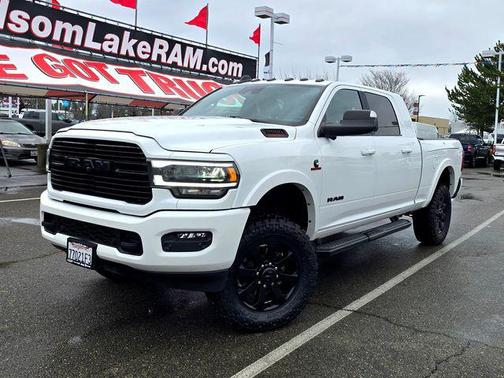 Bright White Clearcoat 2021 RAM 2500 Laramie Mega Cab 4x4 6'4' Box