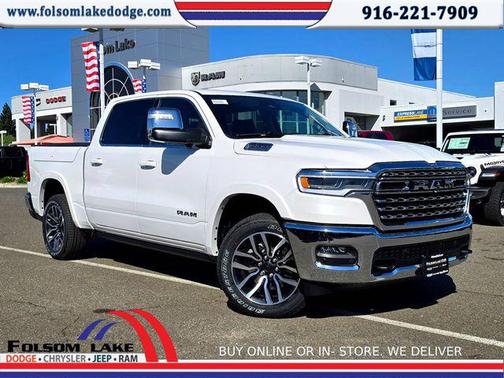 Ivory White Tri-Coat Pearlcoat 2026 RAM 1500 Longhorn