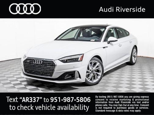 Ibis White 2023 Audi A5 Sportback Premium