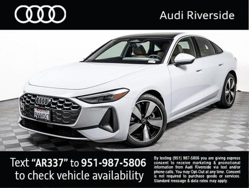 Glacier White Metallic 2025 Audi A5 Premium TFSI quattro S tronic