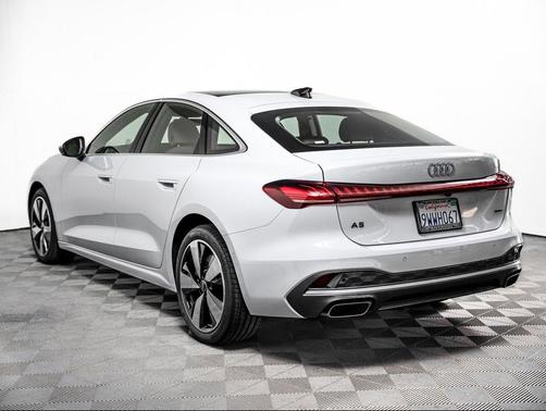 Glacier White Metallic 2025 Audi A5 Premium TFSI quattro S tronic
